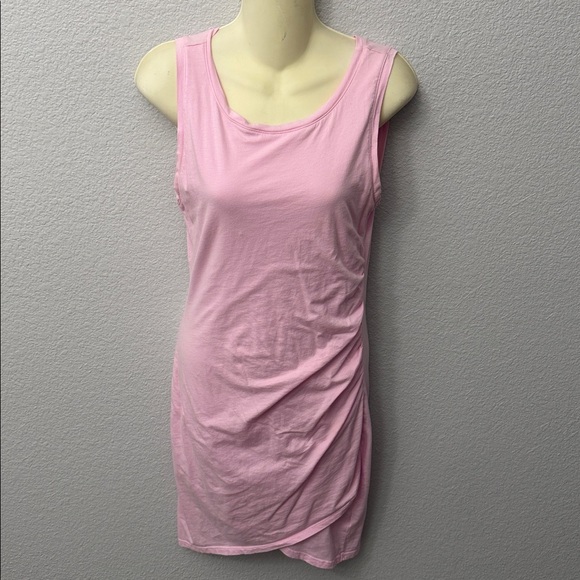 Bobi Supreme Jersey Dress In Pink In Bunny Pink - Picture 5 of 5